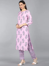 Poly Crepe Printed Kurta Pant Dupatta-PKSKD1045AB